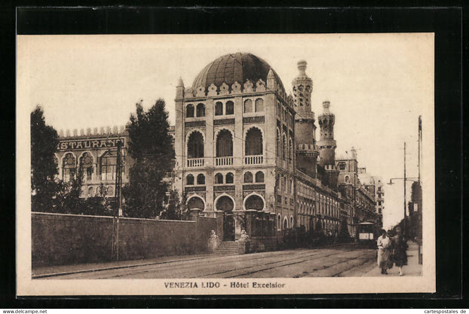 Cartolina Venezia Lido, Hôtel Excelsior  - Venezia (Venice)