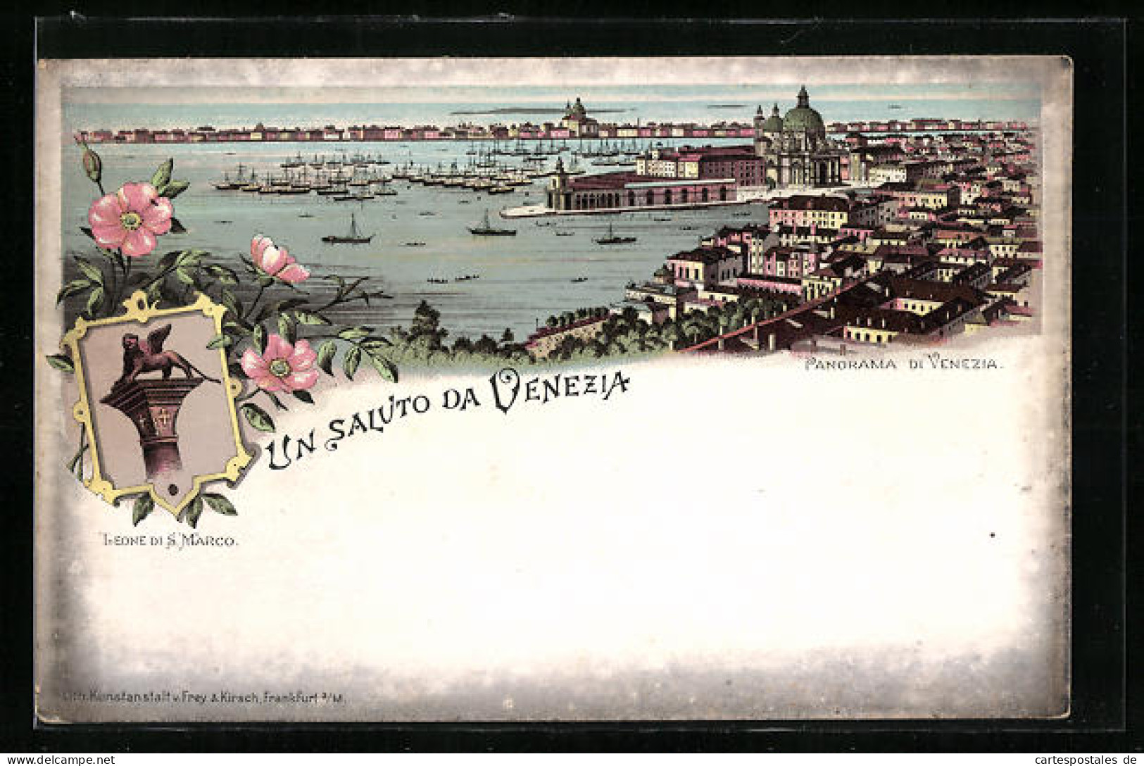 Lithographie Venezia, Panorama  - Venezia (Venice)