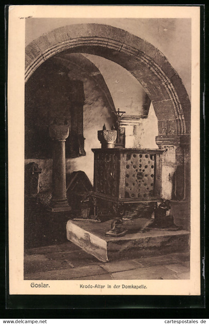 AK Goslar, Krodo-Altar In Der Domkapelle  - Goslar