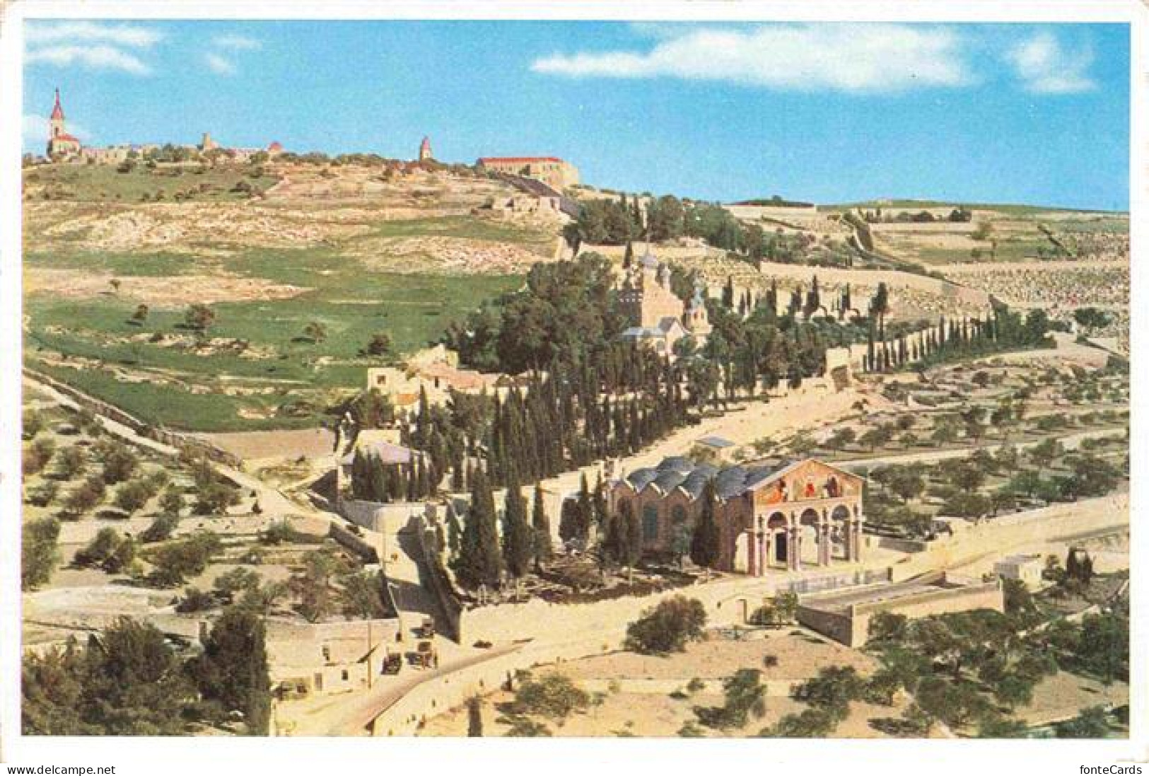 73972672 Jerusalem__Yerushalayim_Israel Mount Of Olives With The Church And Gard - Israël