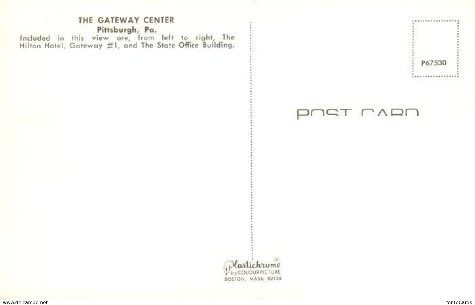 73948686 Pittsburgh The Gateway Center - Andere & Zonder Classificatie