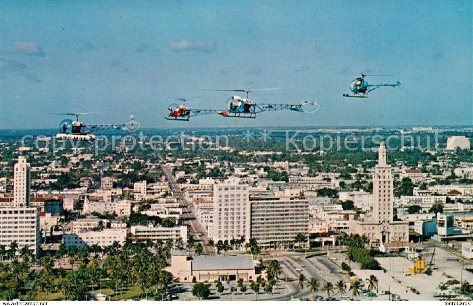 73711097 Miami_Florida Fliegeraufnahme Sun Line Helicopter Sightseeing - Other & Unclassified
