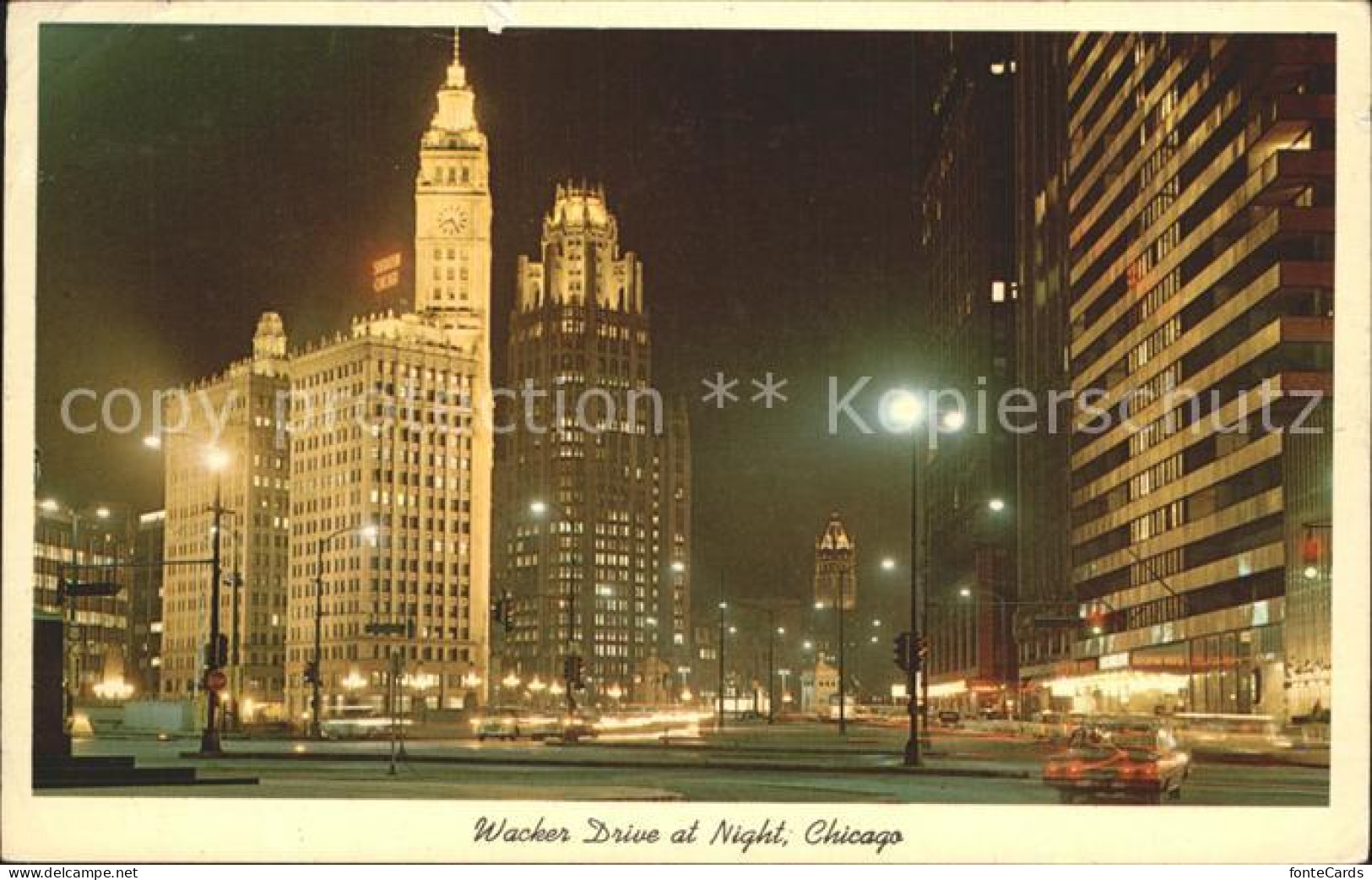 72285188 Chicago_Illinois Wacker Drive - Sonstige & Ohne Zuordnung