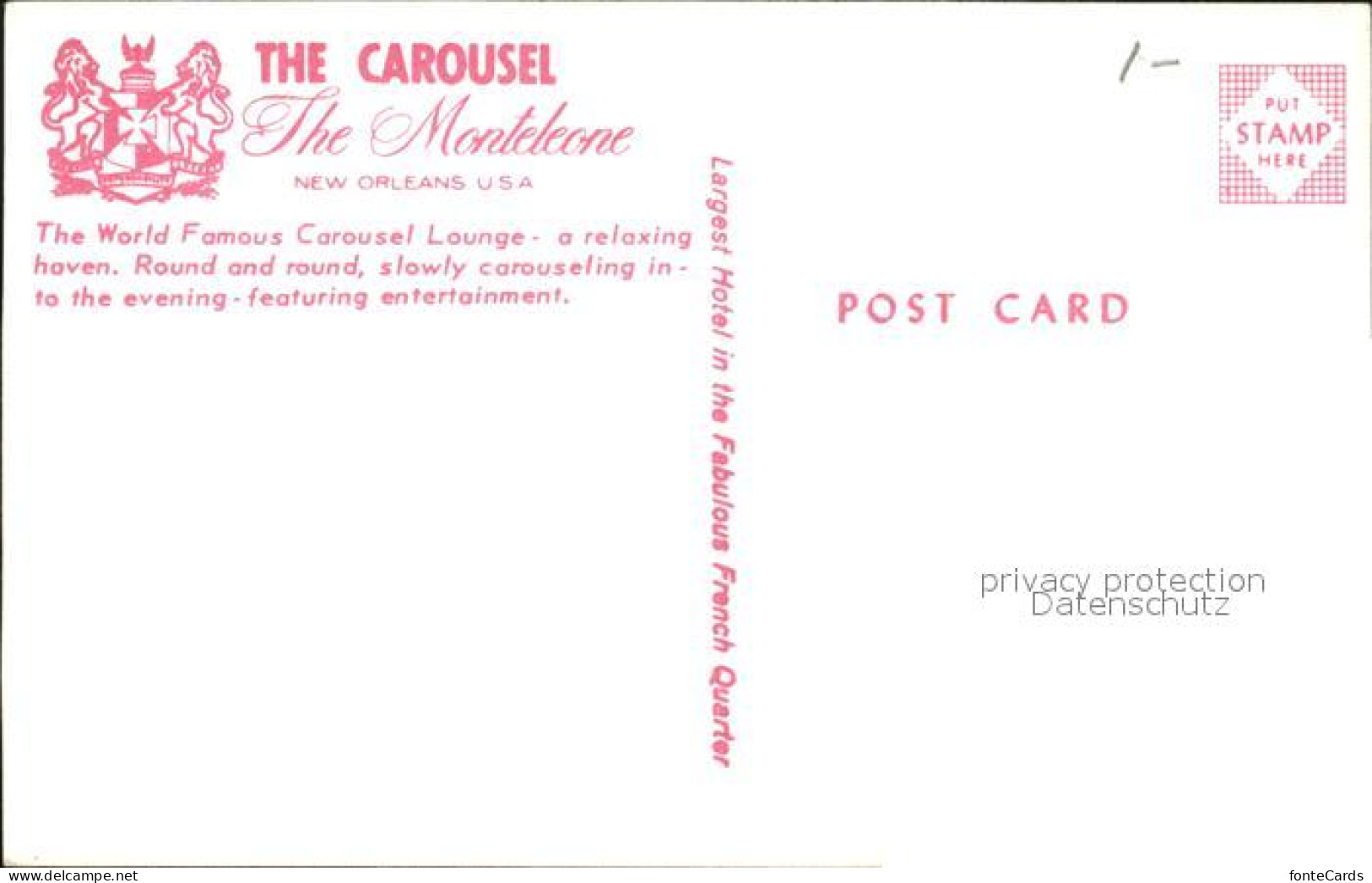 72285137 New_Orleans_Louisiana The Carousel Bar - Andere & Zonder Classificatie