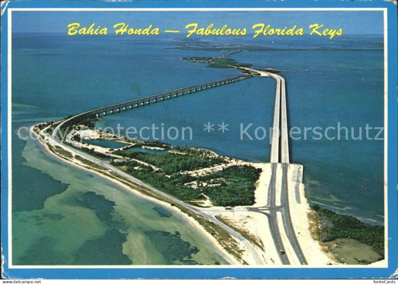 72279679 Florida_Keys Fliegeraufnahme Bahia Honde Bruecke - Autres & Non Classés