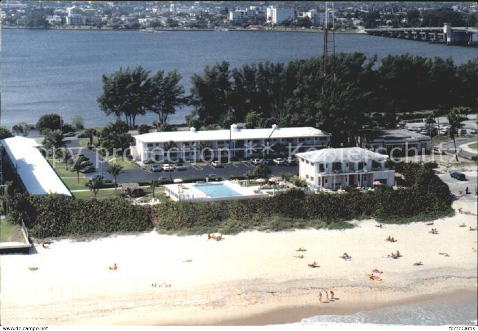 72279658 Palm_Beach Beachcomber Motel Fliegeraufnahme - Andere & Zonder Classificatie