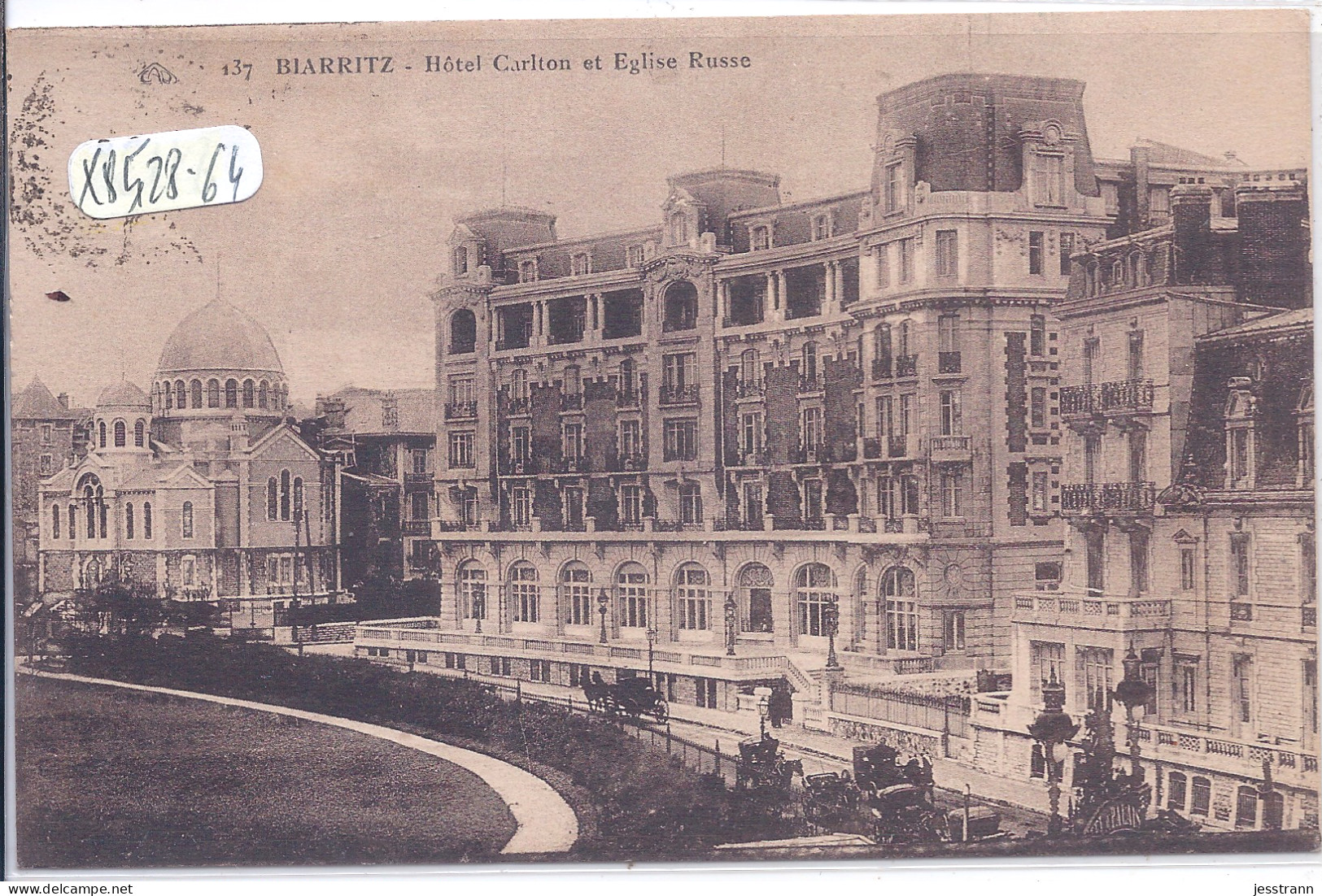 BIARRITZ- HOTEL CARLTON ET EGLISE RUSSE - Biarritz