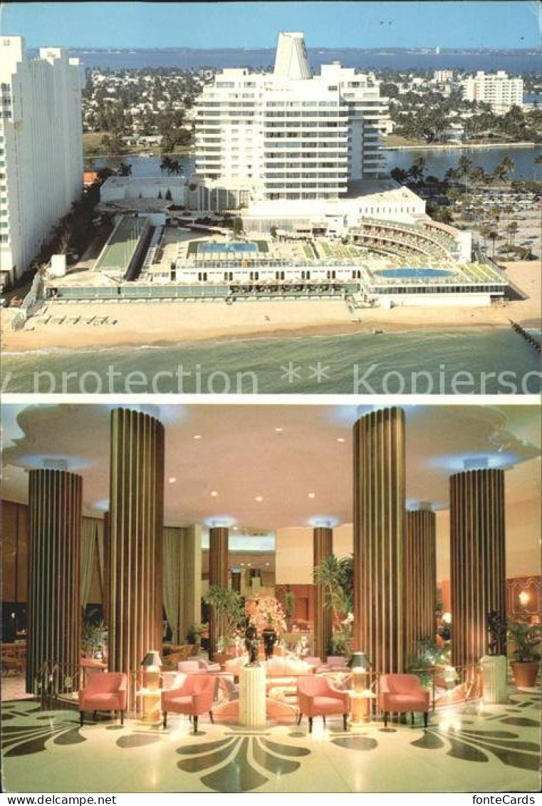 72279656 Miami_Beach Fliegeraufnahme Eden Roc Hotel And Marina - Altri & Non Classificati