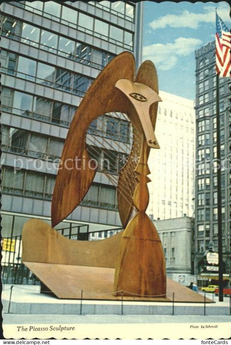 72279643 Chicago_Illinois Picasso Sculture Civic Center Plaza - Autres & Non Classés