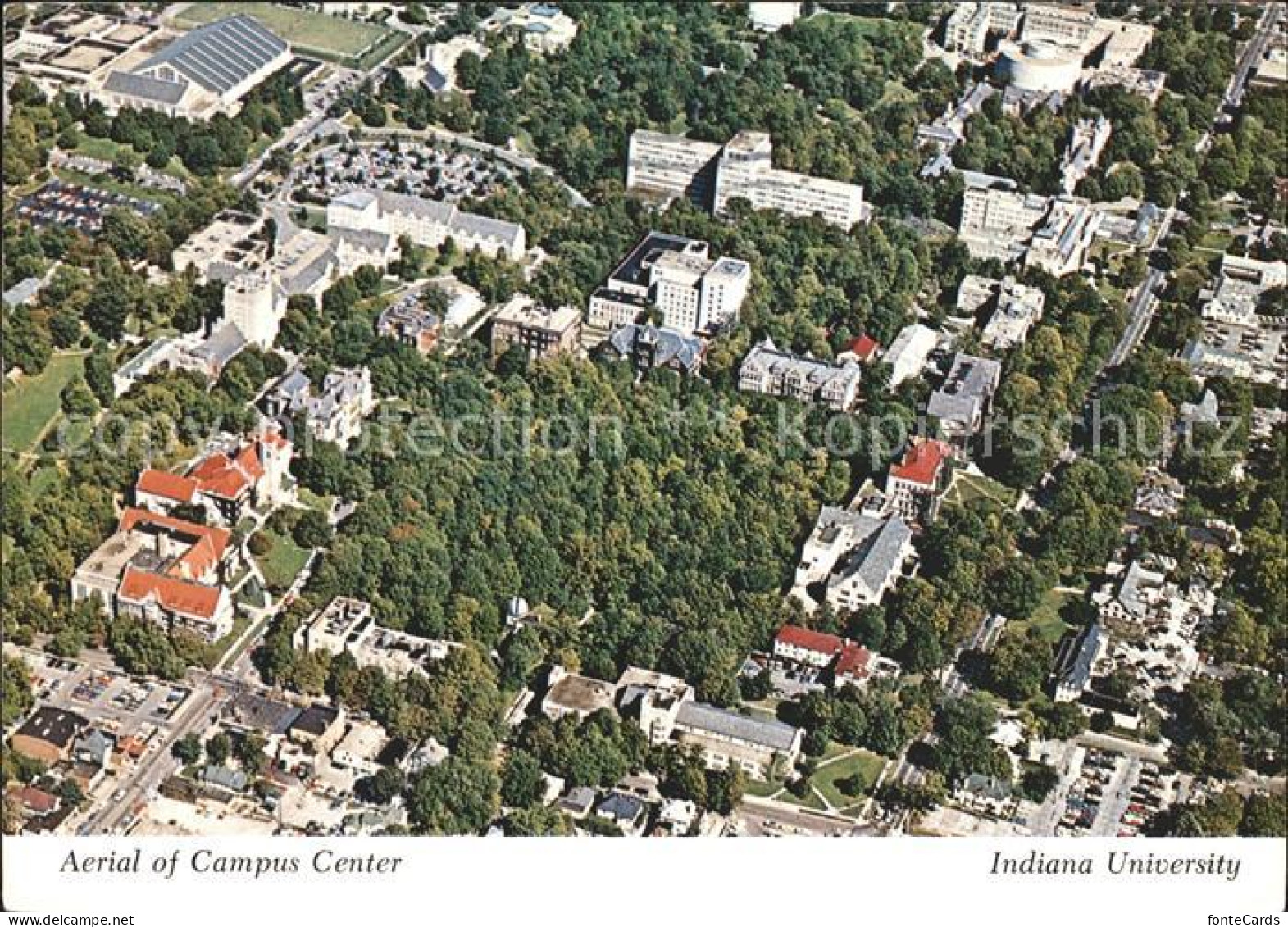 72279629 Bloomington_Indiana Fliegeraufnahme Campus Center Indiana University - Andere & Zonder Classificatie