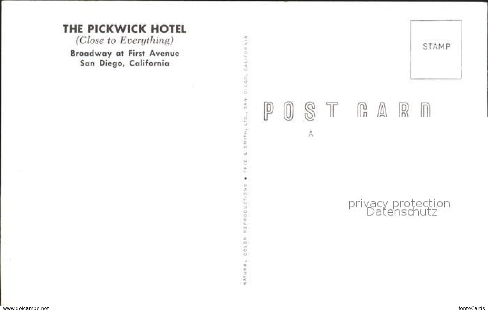 72278794 San_Diego_California Pickwick Hotel - Sonstige & Ohne Zuordnung