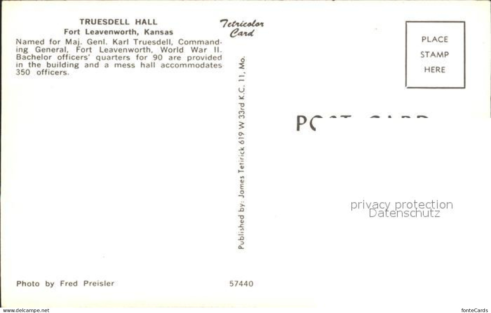 72278236 Fort_Leavenworth Truesdell Hall - Autres & Non Classés