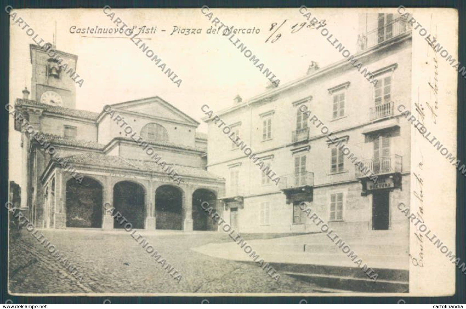 Asti Castelnuovo Don Bosco SCOLLATA Cartolina ZB1652 - Asti