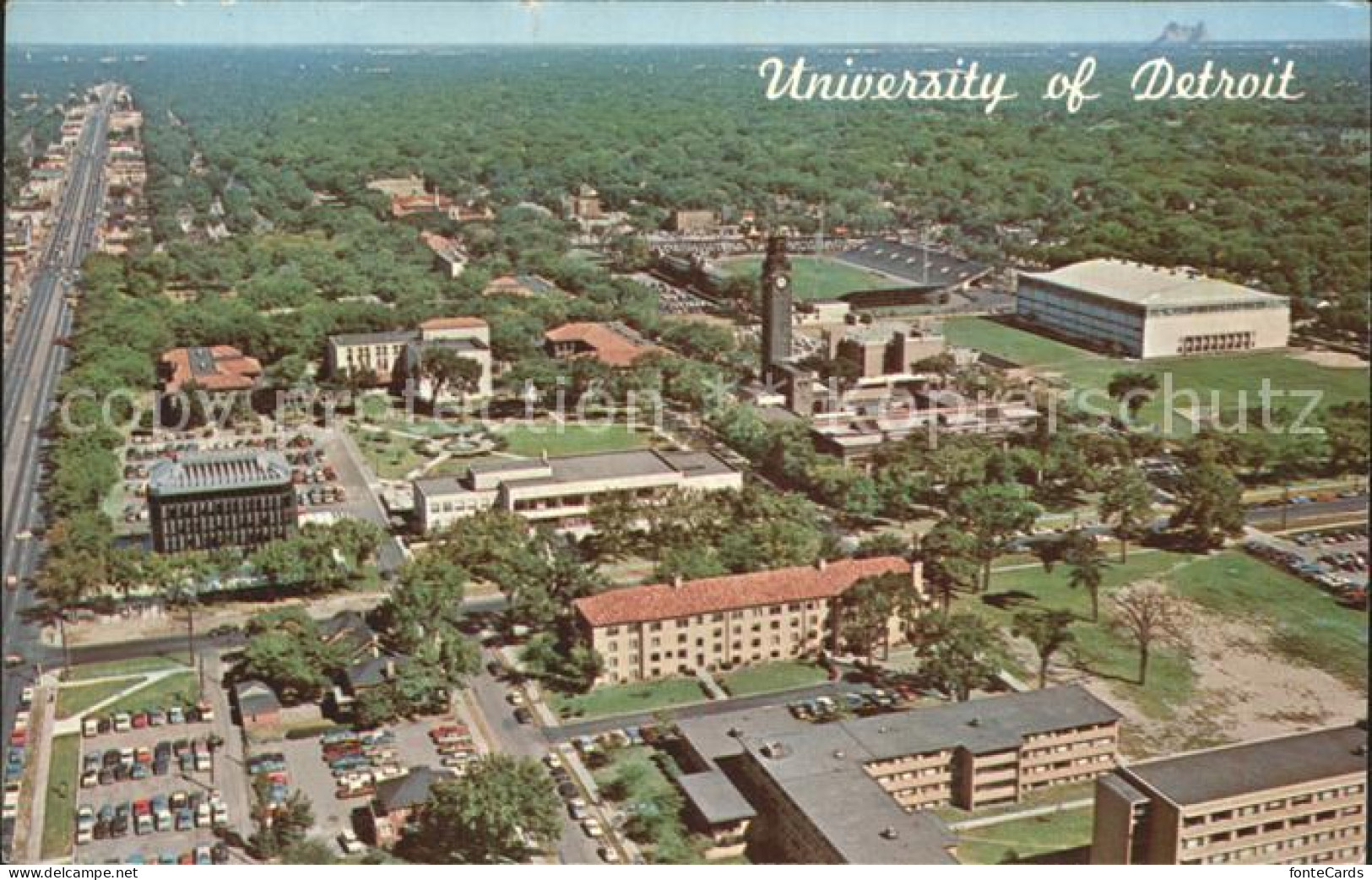 72278212 Detroit_Michigan University Aerial View - Altri & Non Classificati