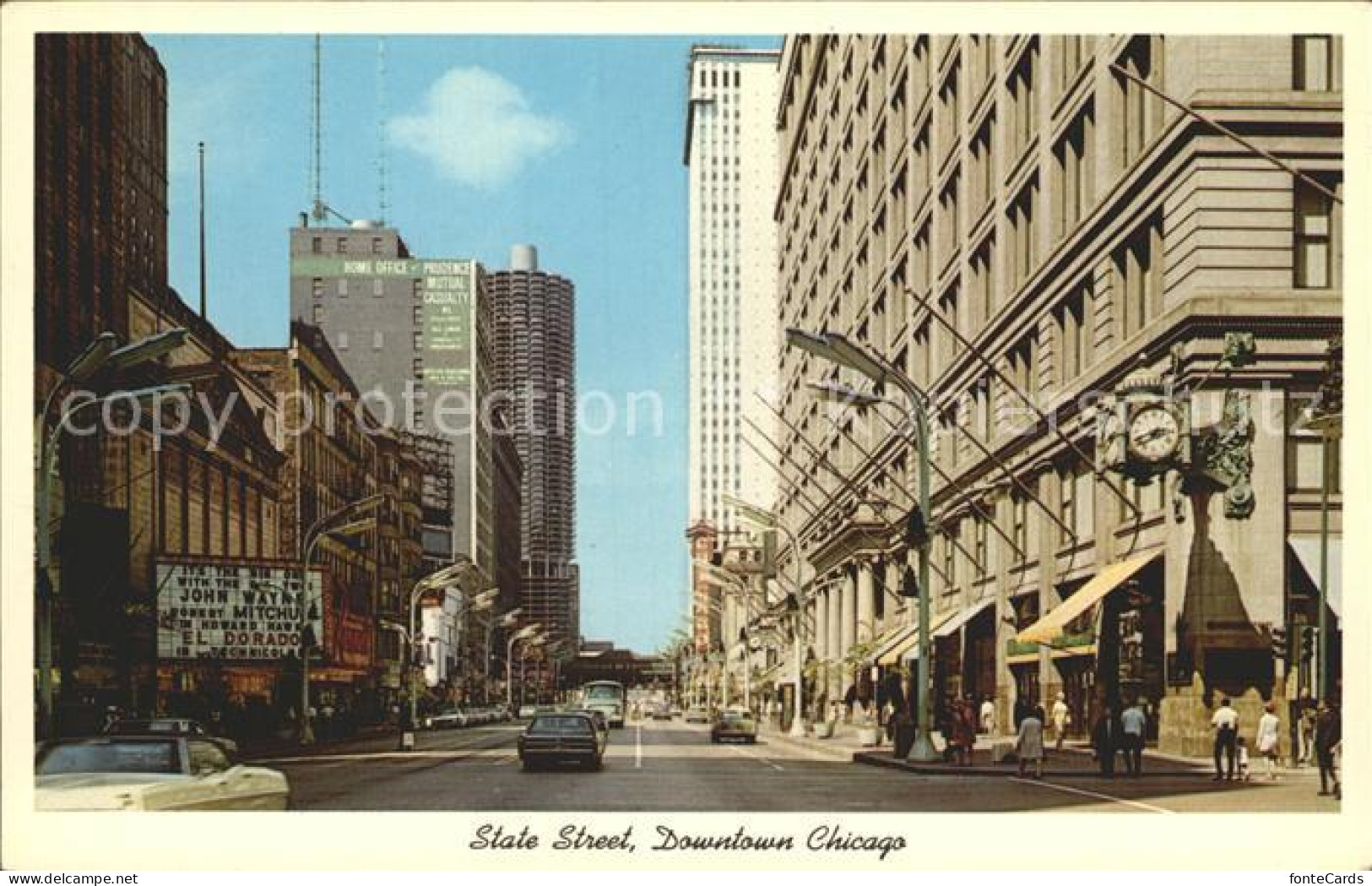 72278195 Chicago_Illinois State Street Downtown - Sonstige & Ohne Zuordnung