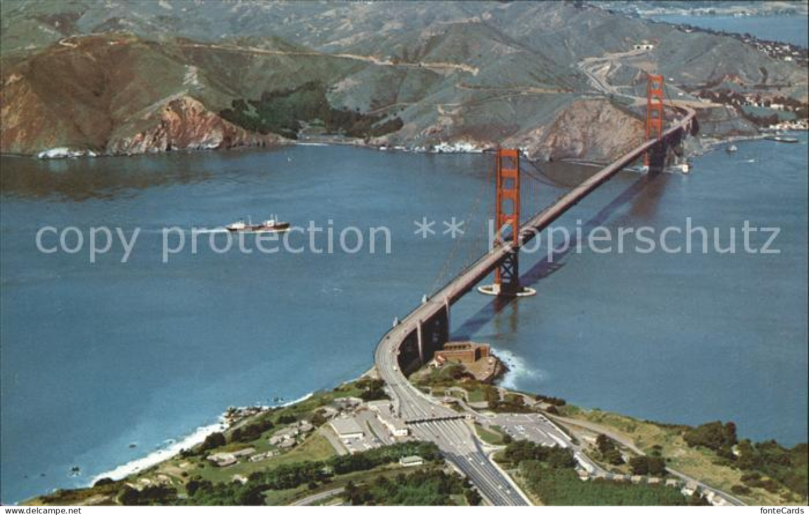 72278182 San_Francisco_California Golden Gate Bridge Aerial View - Andere & Zonder Classificatie