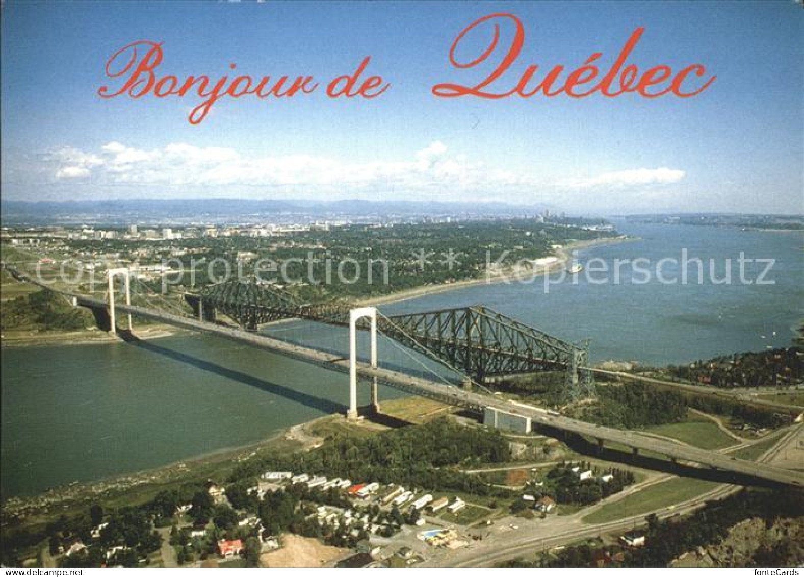 72277454 Quebec Ponts Quebec Fliegeraufnahme Quebec - Non Classificati