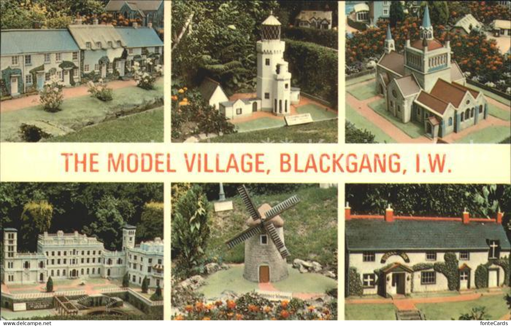 72274498 Isle Of Wight UK Model Village Blackgang I. W. Winkle Street Osborne Ho - Altri & Non Classificati