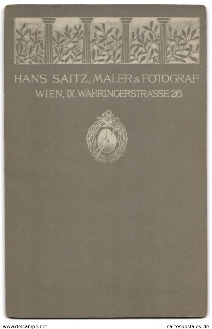 Fotografie Hans Saitz, Wien, Währingerstrasse 26, Eleganter Herr Im Anzug Mit Kette  - Personas Anónimos