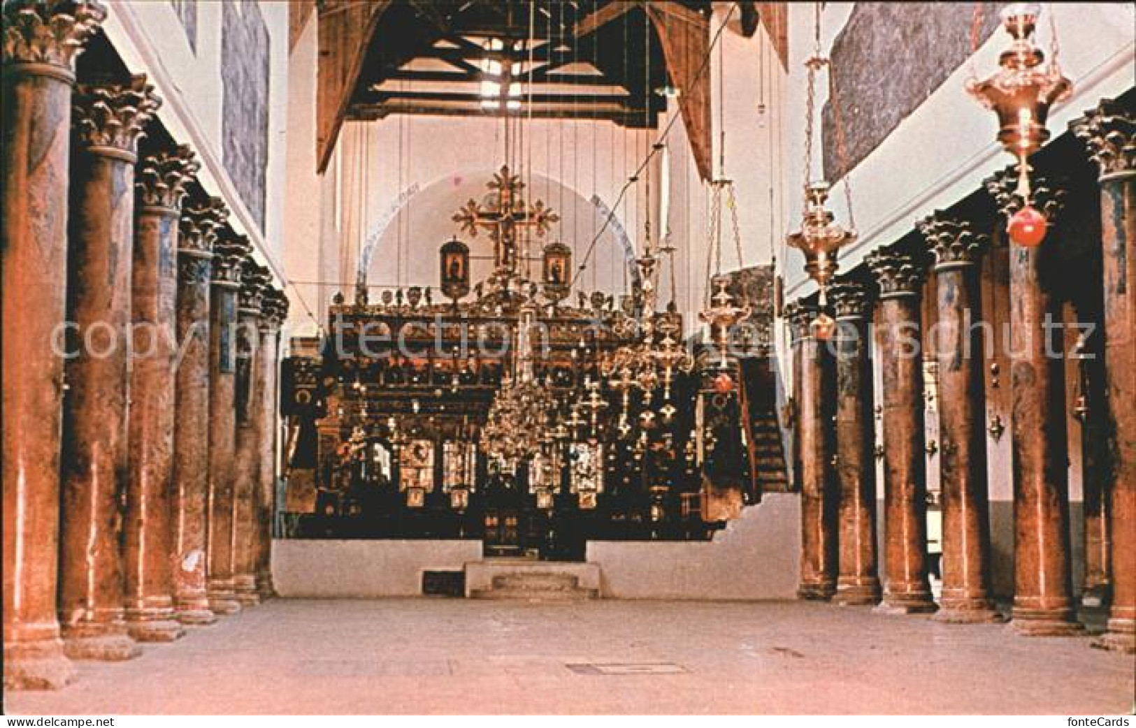 72272907 Bethlehem Yerushalayim Interior View Church Nativity   - Israele