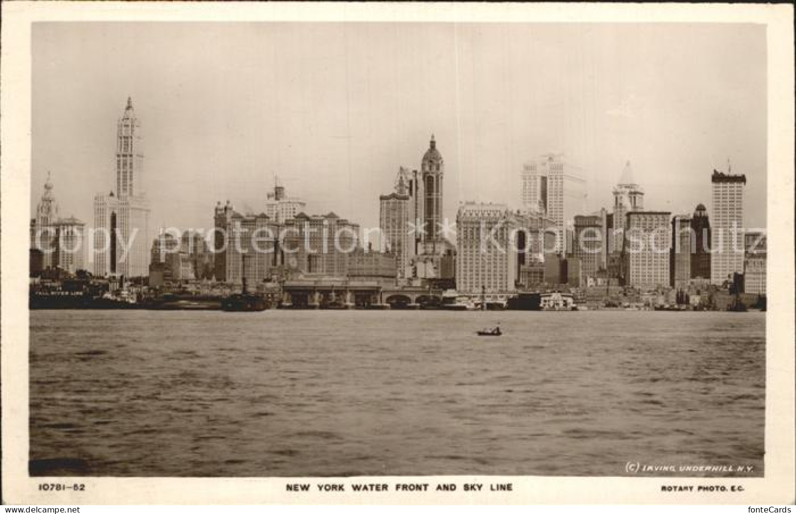 72272316 New_York_City Wasserseite Skyline - Sonstige & Ohne Zuordnung