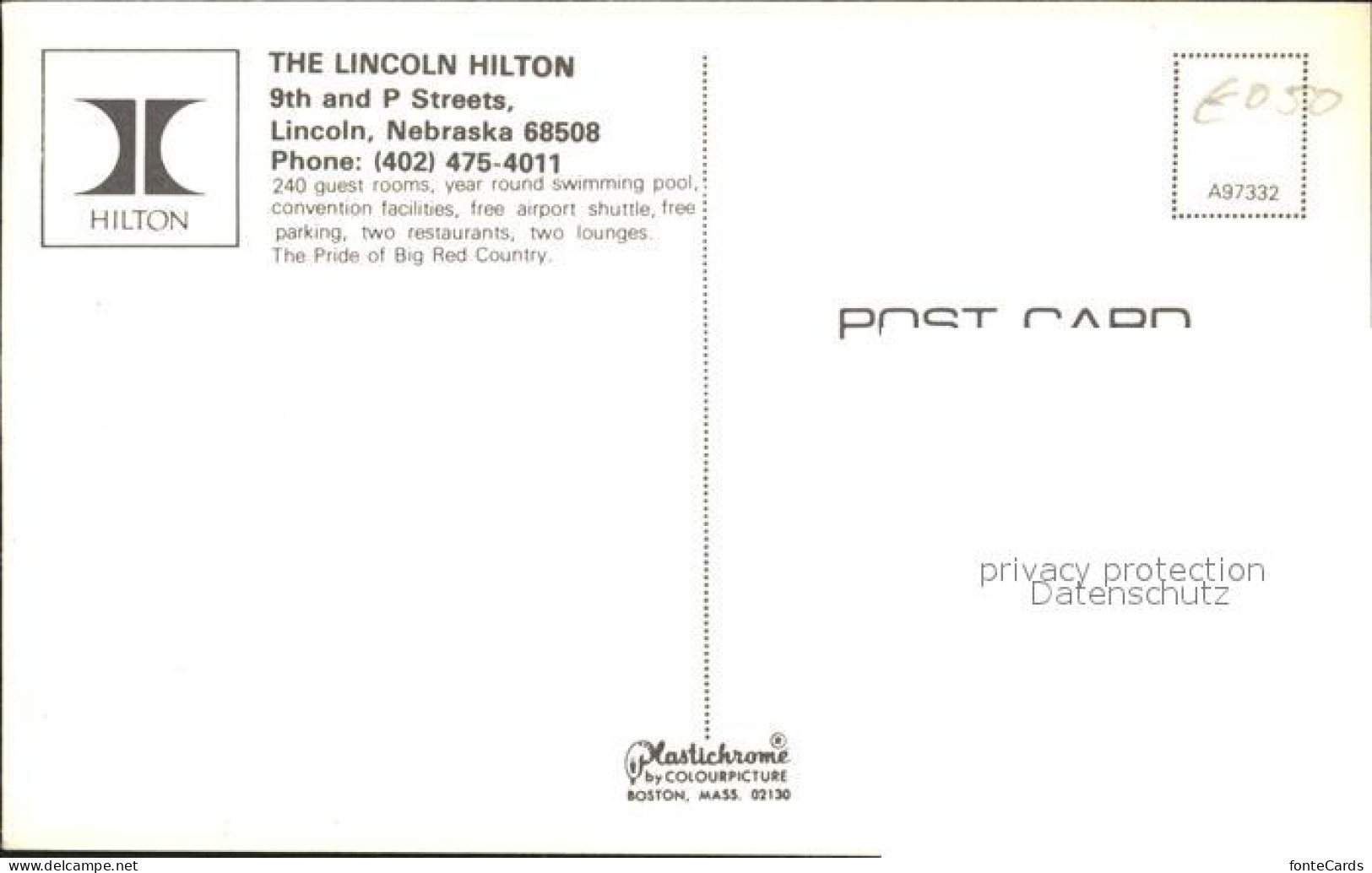 72271990 Lincoln_Nebraska Lincoln Hilton  - Other & Unclassified