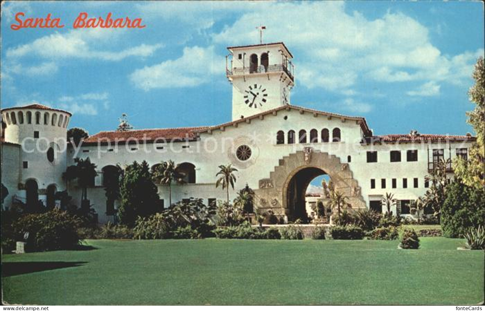 72271986 Santa_Barbara_California County Courthouse  - Sonstige & Ohne Zuordnung