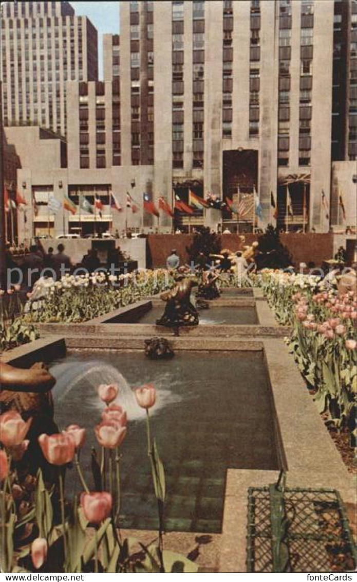 72271973 New_York_City Channel Gardens Rockefeller Center  - Andere & Zonder Classificatie