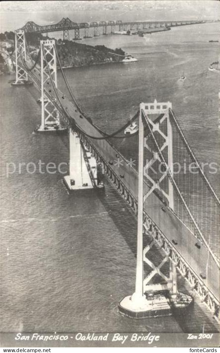 72271964 San_Francisco_California Oakland Bay Bridge  - Sonstige & Ohne Zuordnung