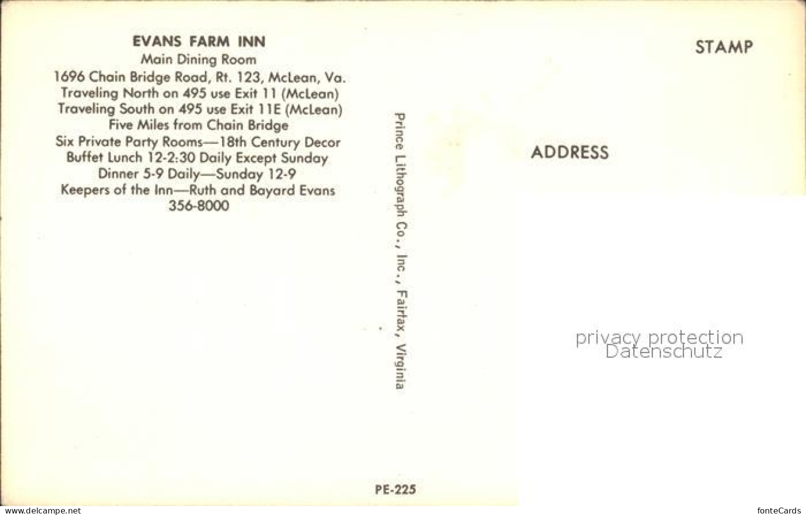 72271095 McLean_Virginia Evans Farm Inn Main Dining Room - Other & Unclassified