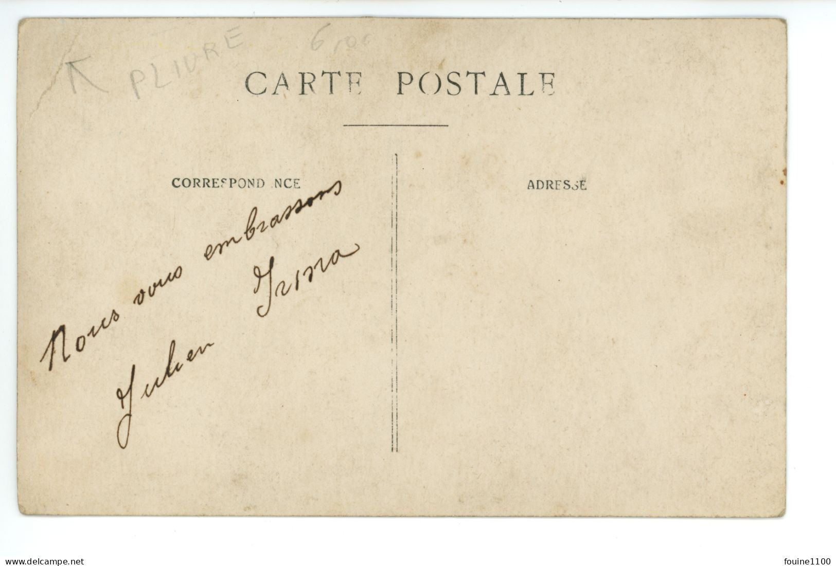 CARTE PHOTO Devanture De Commerce ( Café - Débit De Boissons Mercerie ) à Identifier - Cafés