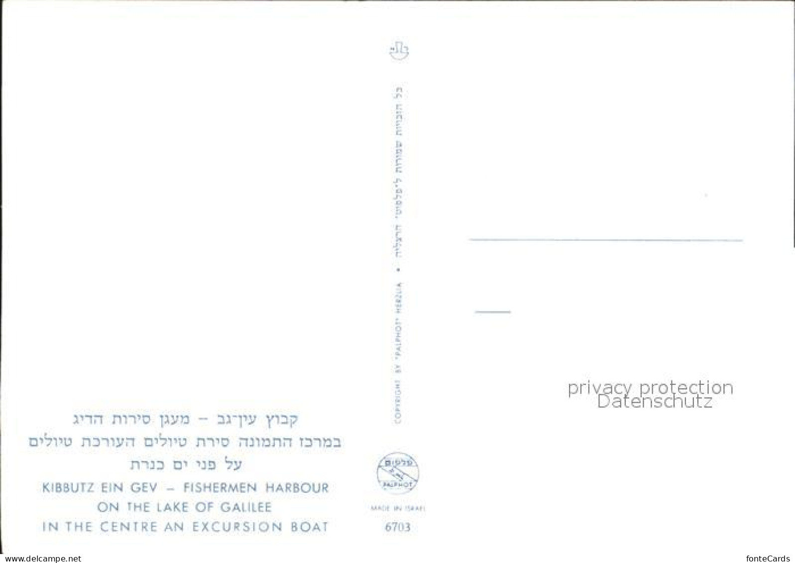 72269431 Kibbutz Fischerhafen Lake Of Galilee Kibbutz - Israel