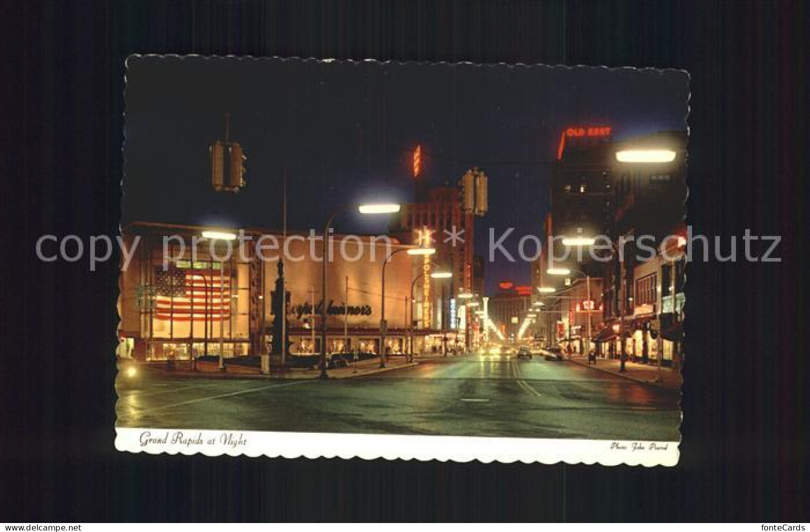 72259293 Grand_Rapids_Michigan Street Scene At Night - Altri & Non Classificati