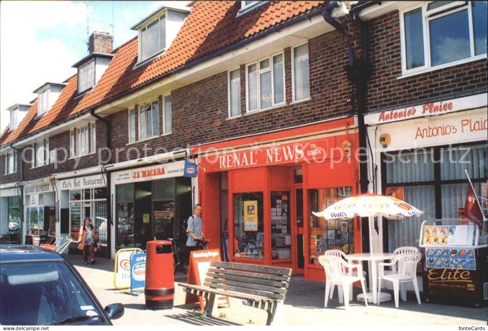 72259202 Worthing West Sussex Renal News Shops Street Scene  - Andere & Zonder Classificatie
