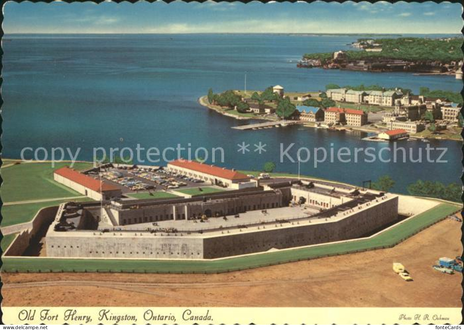 72257928 Kingston Ontario Fliegeraufnahme Old Fort Henry Kingston - Ohne Zuordnung