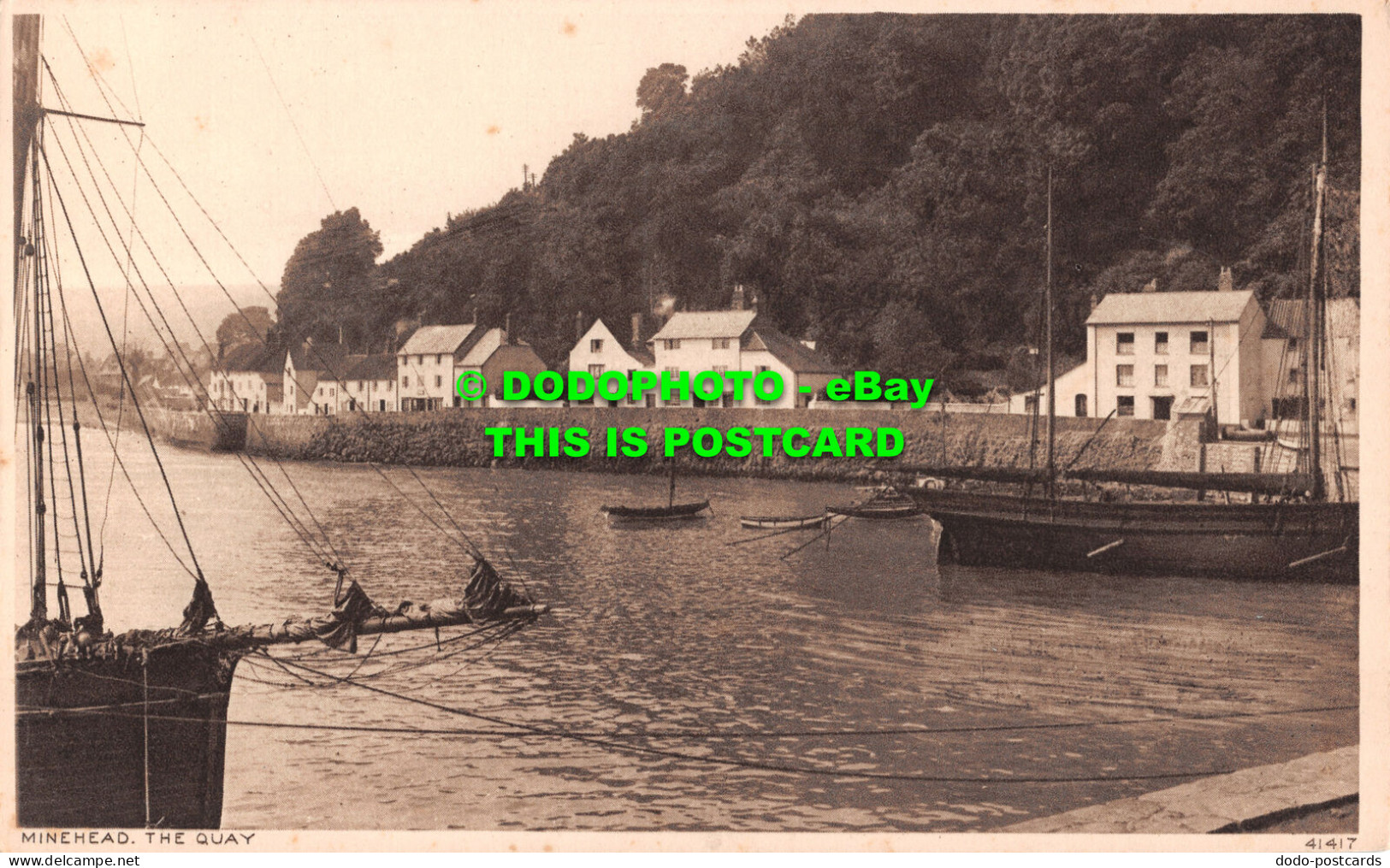 R496230 Minehead. The Quay. 41417. Photochrom - Mondo