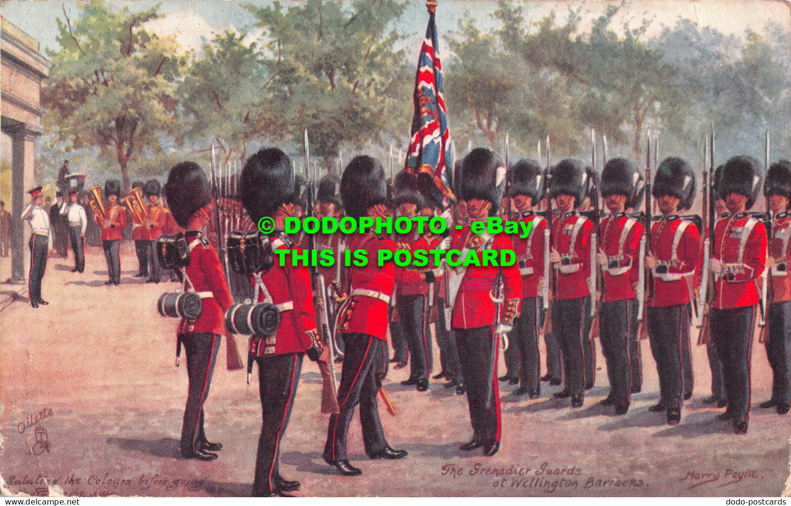 R496489 The Grenadier Guards At Wellington Barracks. Harry Payne. Military In Lo - Mondo