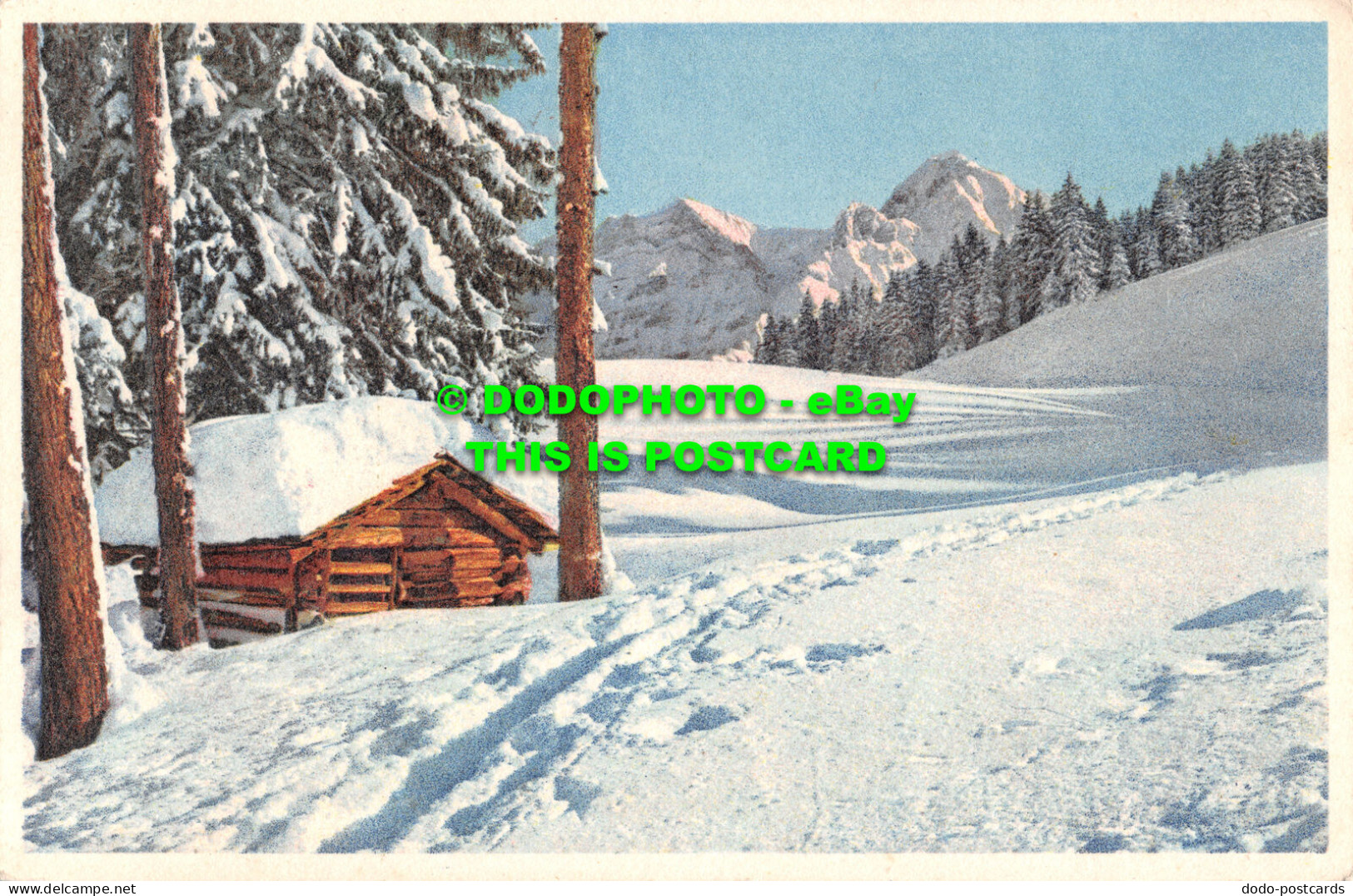 R496239 Winter Scene. Snow. No. A13009. E. Gyger And Klopfenstein - Mondo