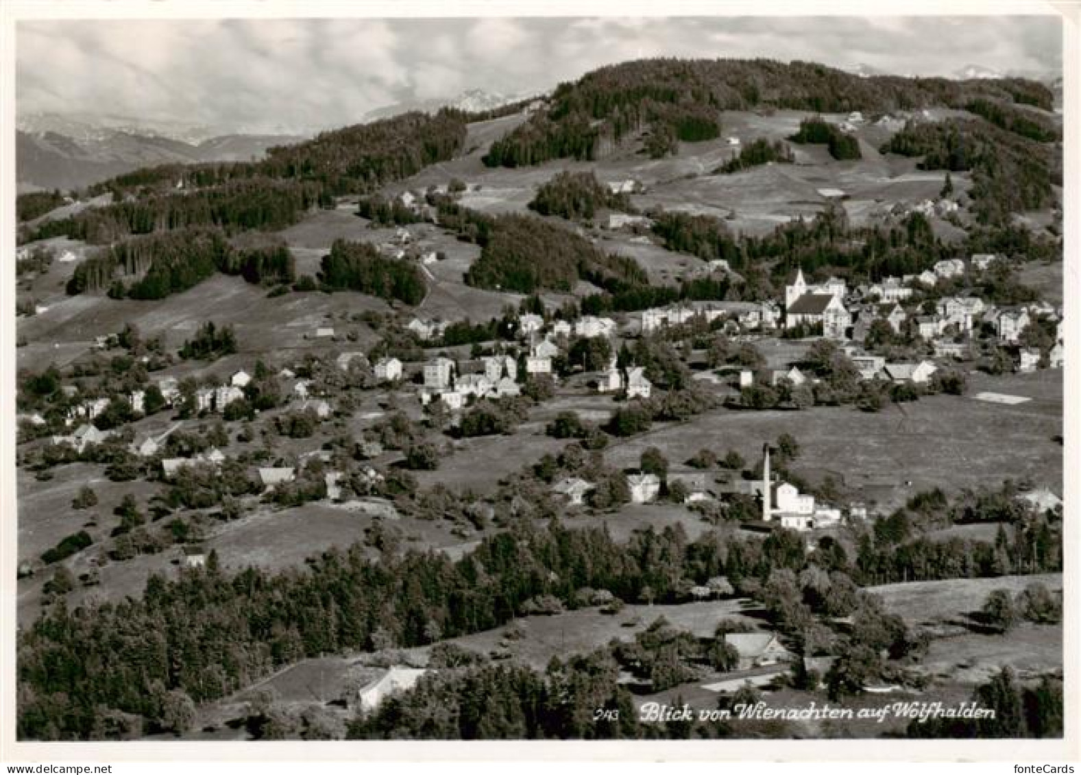 13921819 Wolfhalden_AR Blick Von Wienachten - Autres & Non Classés