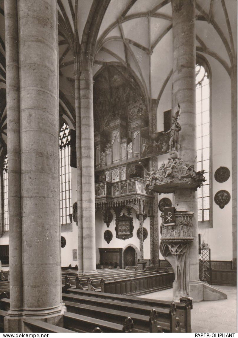 8860 NÖRDLINGEN, Pfarrkirche St. Georgskirche, Alte Orgel, Verlag Hirsch, Rücks. Kl. Klebereste - Nördlingen