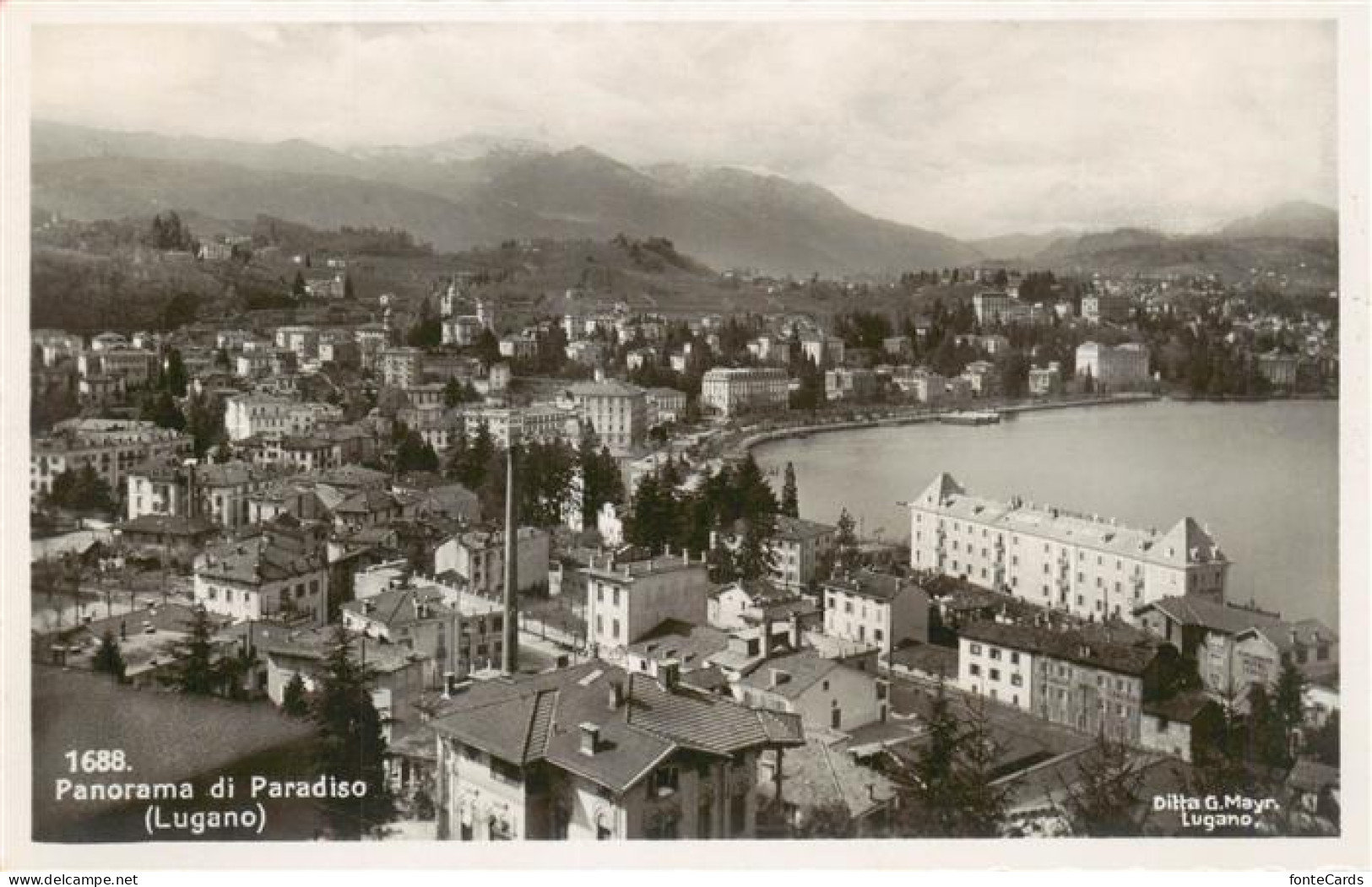 13921762 Paradiso_Lago_di_Lugano_TI Panorama Di Paradiso - Autres & Non Classés