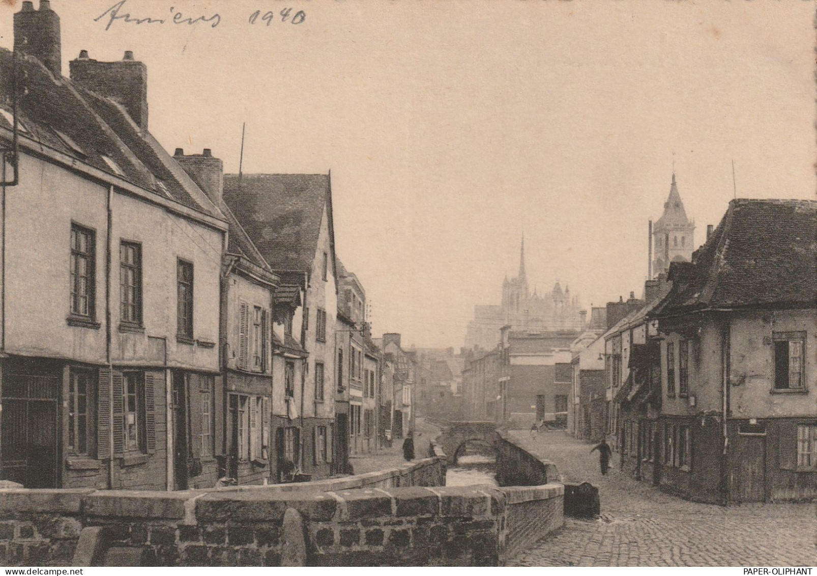 F 80000 AMIENS, La Rue Des Tanneurs, 1940 - Amiens