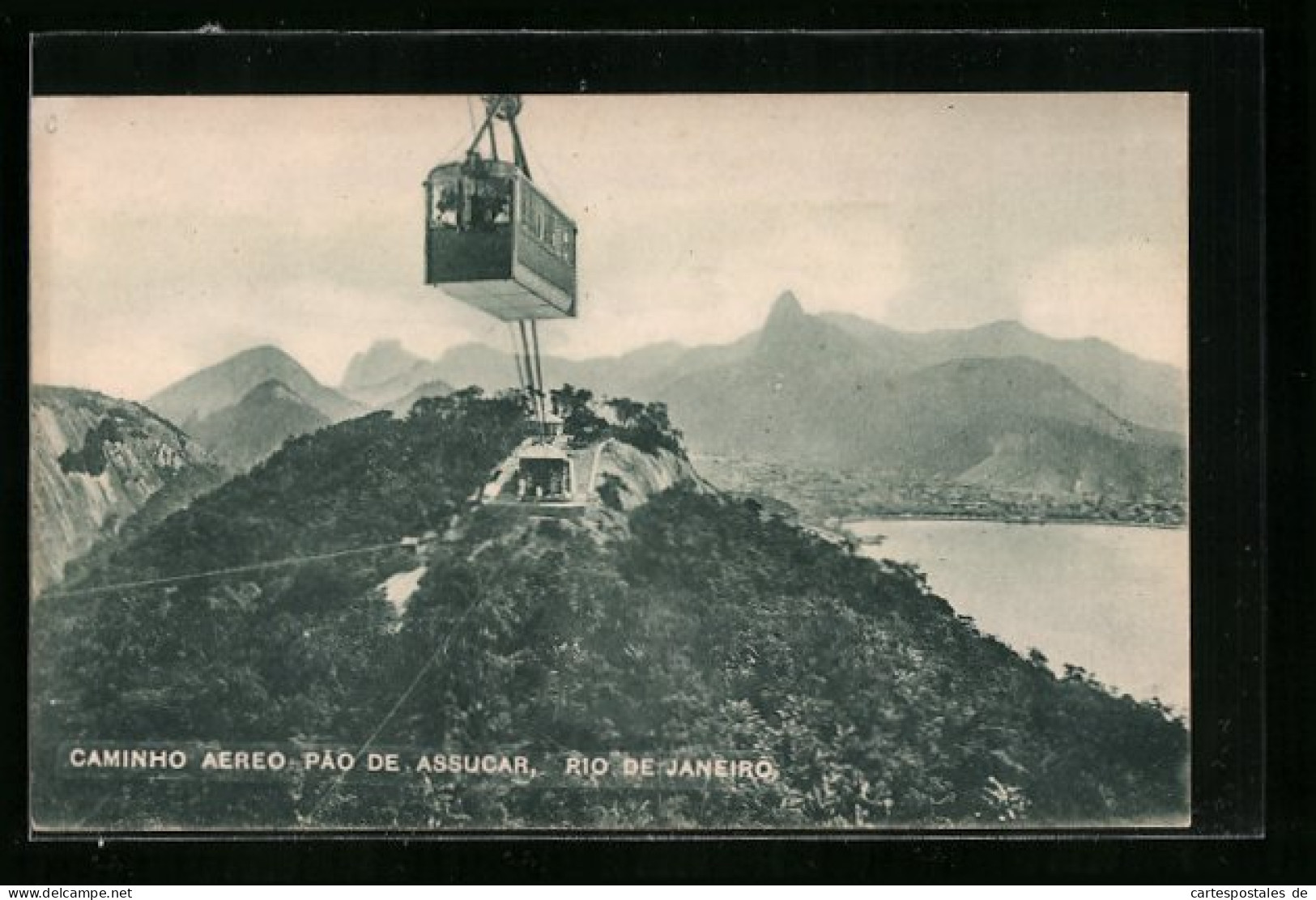 AK Rio De Janeiro, Caminho Aereo Pao De Assucar, Seilbahn  - Funicular Railway