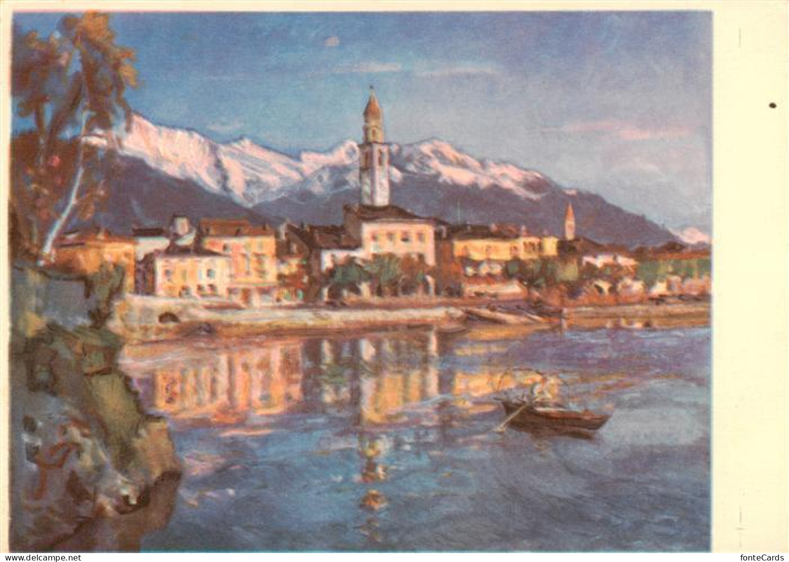 13887162 Ascona Lago Maggiore TI Kuenstlerkarte  - Autres & Non Classés