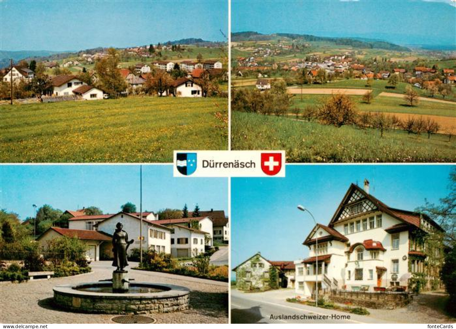 13887160 Duerrenaesch Panorama Dorfbrunnen Auslandschweizer Home Duerrenaesch - Autres & Non Classés