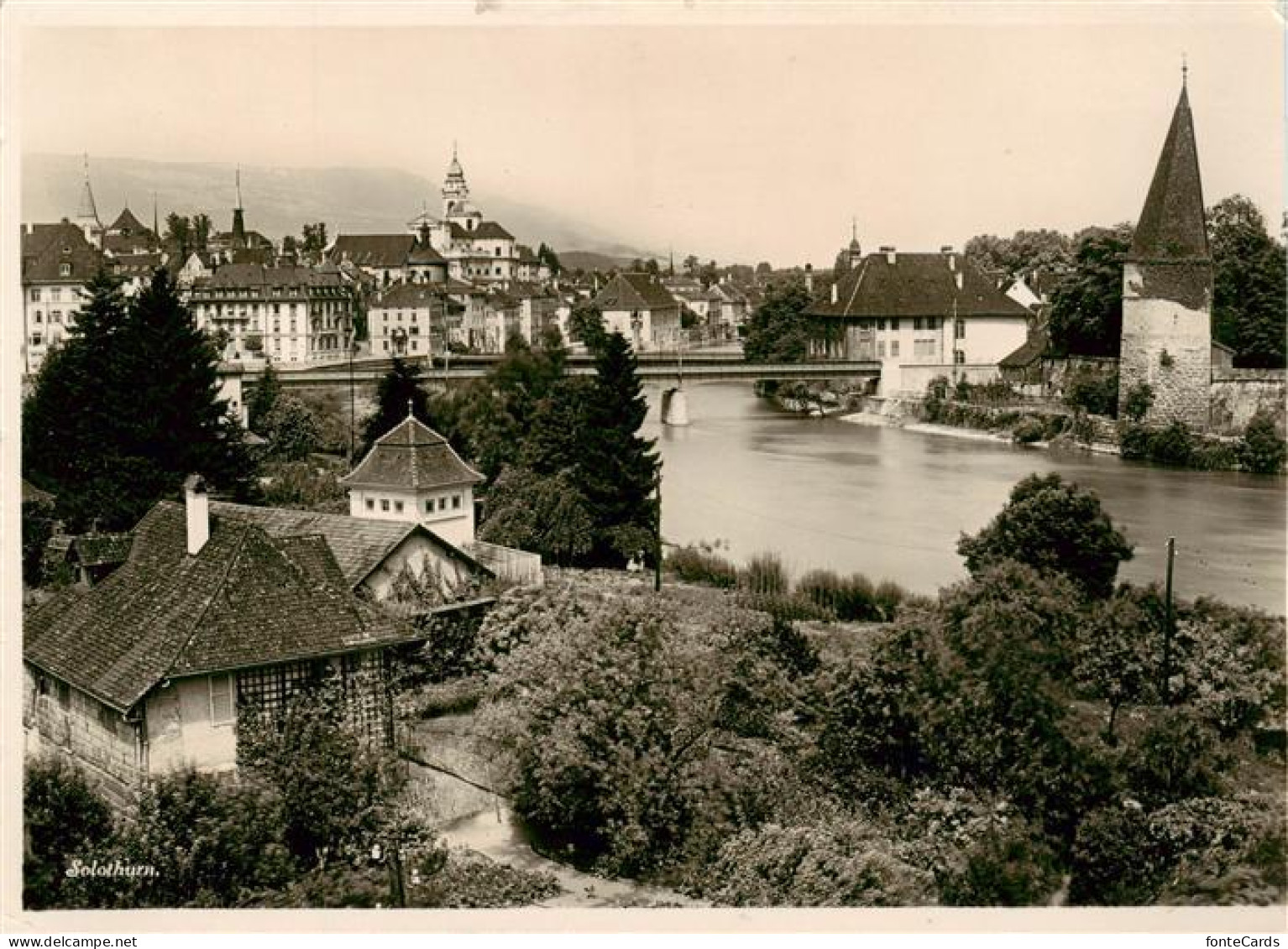 13886080 Solothurn Soleure SO Stadtansicht  - Autres & Non Classés