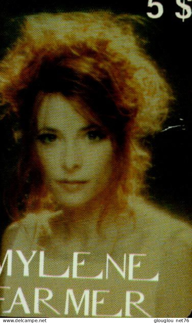 TELECARTE ETRANGERE...MYLENE FARMER - Characters