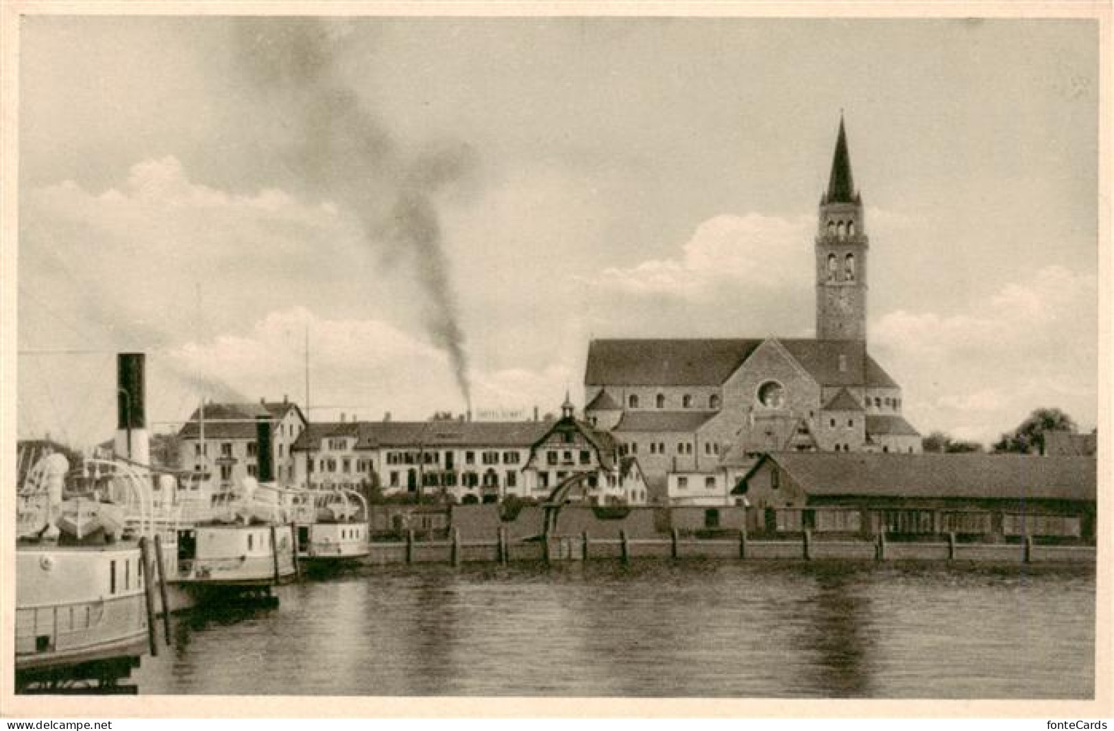 13879123 Romanshorn TG Hafen Mit Kirche Romanshorn TG - Autres & Non Classés