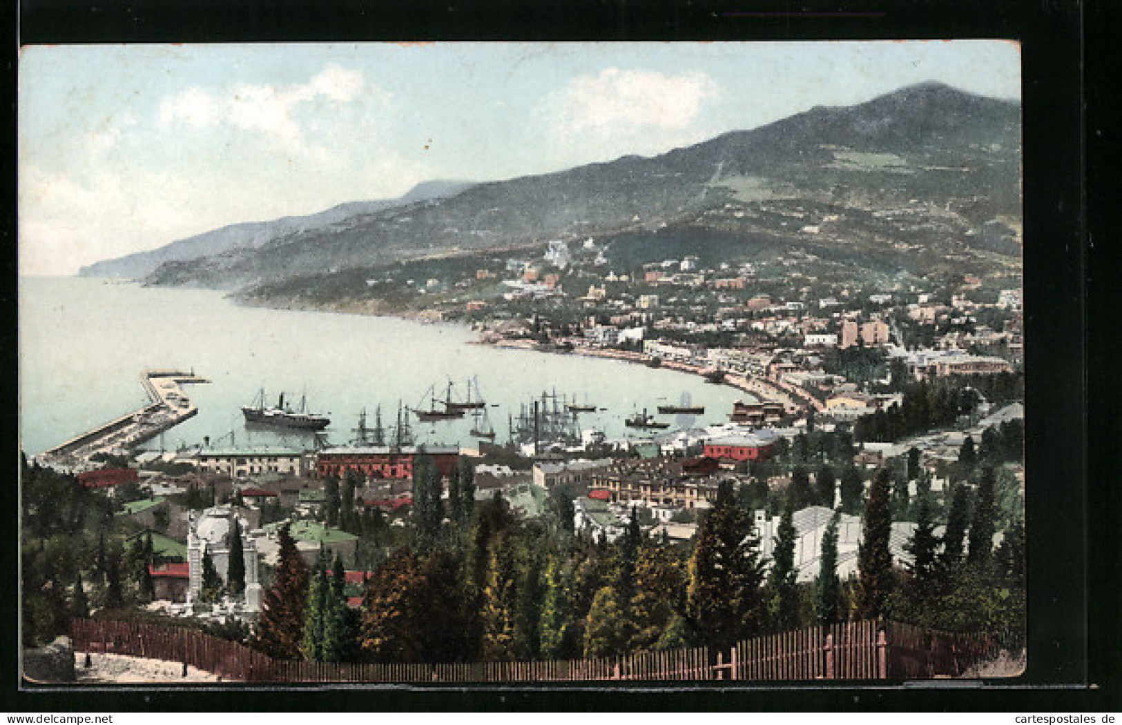AK Ialta /Crimée, Ialta Du Cote Nord-est  - Oekraïne