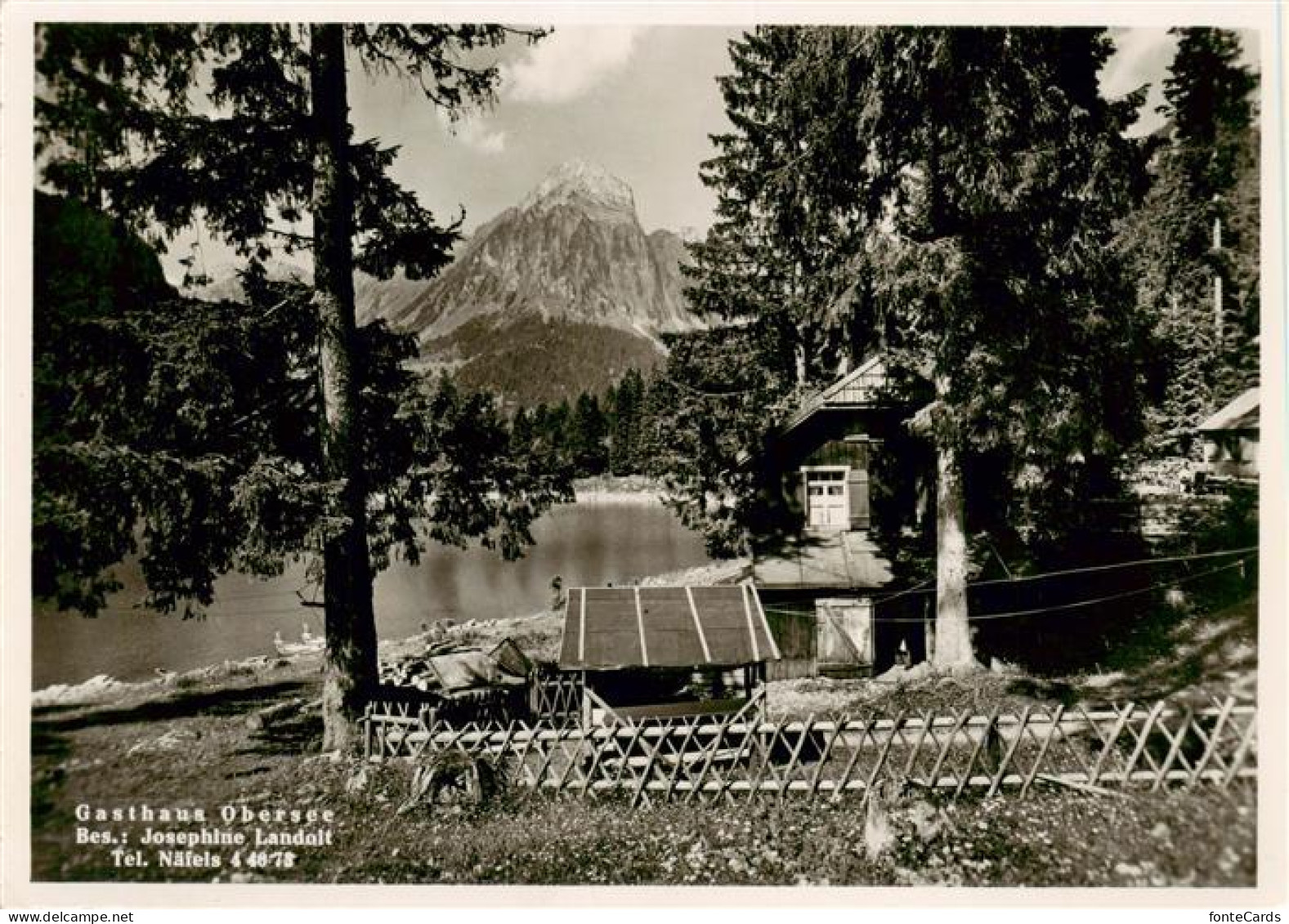 13875678 Naefels Gasthaus Obersee Panorama Naefels - Sonstige & Ohne Zuordnung